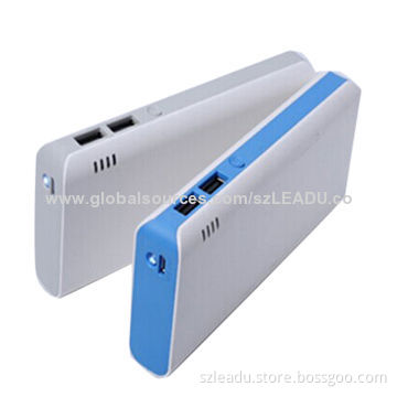 Power bank, indicates the power level as 4 LED light